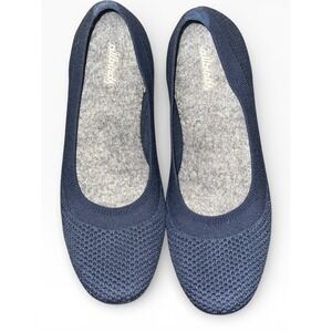 Allbirds Navy Blue Ballet Flats SIZE 8 Treebreezers
